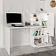 Γραφείο εργασίας Merino Megapap χρώμα λευκό 149,5x61,8x120εκ. - GP042-0111,1