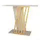 Κονσόλα Gravity Megapap χρώμα travertine - χρυσό 90x29,6x76,8εκ. | GP042-0135,2