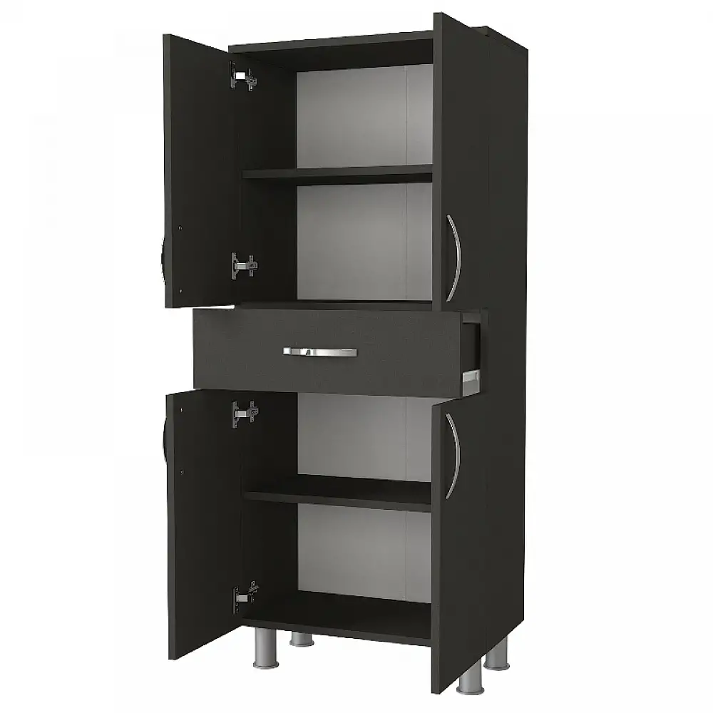 Ντουλάπι κουζίνας - μπάνιου Montana Megapap χρώμα ανθρακί 59,4x31,5x140εκ. | GP042-0148,2