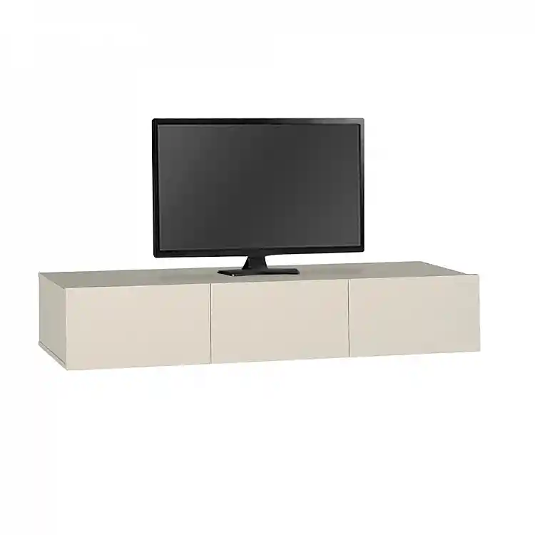 Έπιπλο τηλεόρασης επιτοίχιο Damla Megapap με LED χρώμα sandstone 180x29,5x29,5εκ. | GP042-0169,11