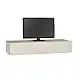Έπιπλο τηλεόρασης επιτοίχιο Damla Megapap με LED χρώμα sandstone 180x29,5x29,5εκ. | GP042-0169,11