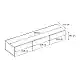 Έπιπλο τηλεόρασης επιτοίχιο Damla Megapap με LED χρώμα sandstone 180x29,5x29,5εκ. | GP042-0169,11