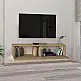 Έπιπλο τηλεόρασης επιτοίχιο Aristo Megapap με LED χρώμα sapphire oak 135x31,6x25εκ. Έπιπλο τηλεόρασης επιτοίχιο Aristo Megapap με LED χρώμα sapphire oak 135x31,6x25εκ.