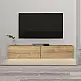 Έπιπλο τηλεόρασης επιτοίχιο Aristo Megapap με LED χρώμα sapphire oak 135x31,6x25εκ. Έπιπλο τηλεόρασης επιτοίχιο Aristo Megapap με LED χρώμα sapphire oak 135x31,6x25εκ.