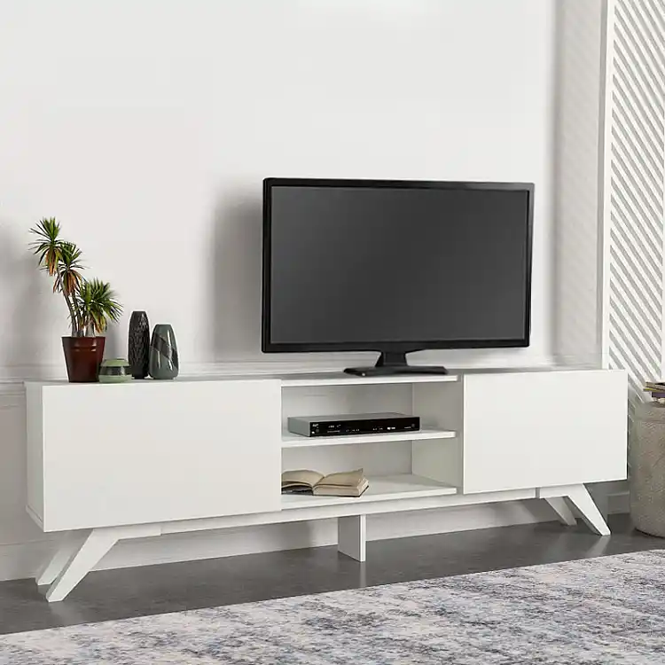 Έπιπλο τηλεόρασης Jarvis Megapap χρώμα λευκό 180x31,3x58εκ. | GP042-0171,1