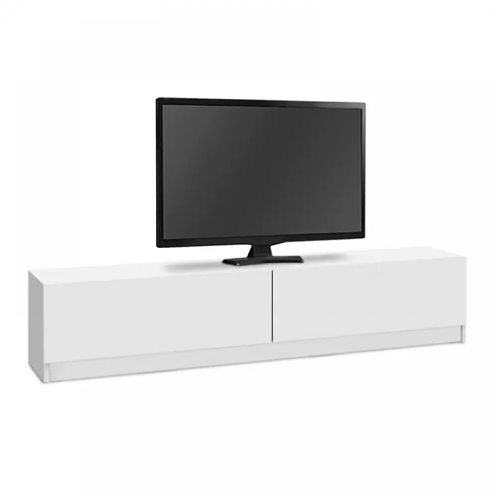 Έπιπλο τηλεόρασης Ahenk Megapap χρώμα λευκό 160x31,3x32,9εκ. Έπιπλο τηλεόρασης Ahenk Megapap χρώμα λευκό 160x31,3x32,9εκ.