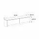 Έπιπλο τηλεόρασης Ahenk Megapap χρώμα λευκό 160x31,3x32,9εκ. Έπιπλο τηλεόρασης Ahenk Megapap χρώμα λευκό 160x31,3x32,9εκ.