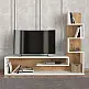Έπιπλο τηλεόρασης Metehan Megapap χρώμα λευκό - sapphire oak 149,5x29,5x120εκ. - GP042-0183,1 Έπιπλο τηλεόρασης Metehan Megapap χρώμα λευκό - sapphire oak 149,5x29,5x120εκ. - GP042-0183,1