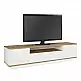 Έπιπλο τηλεόρασης Fedya Megapap χρώμα λευκό - sapphire oak 180x45x44,6εκ. | GP042-0184,1