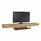 Έπιπλο τηλεόρασης επιτοίχιο Albares Megapap με LED χρώμα sapphire oak 150x29,6x22εκ. | GP042-0186,1