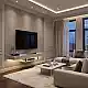 Έπιπλο τηλεόρασης επιτοίχιο Albares Megapap με LED χρώμα sandstone 150x29,6x22εκ. | GP042-0186,7