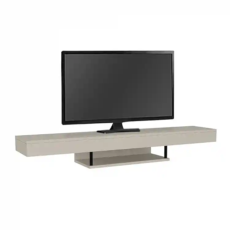 Έπιπλο τηλεόρασης επιτοίχιο Albares Megapap με LED χρώμα sandstone 150x29,6x22εκ. | GP042-0186,7