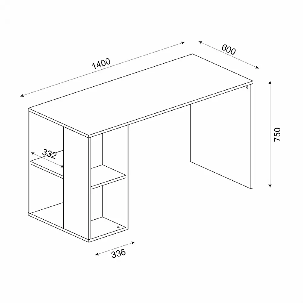 Γραφείο εργασίας Coral Megapap χρώμα λευκό - καρυδί 140x60x75εκ. Γραφείο εργασίας Coral Megapap χρώμα λευκό - καρυδί 140x60x75εκ.