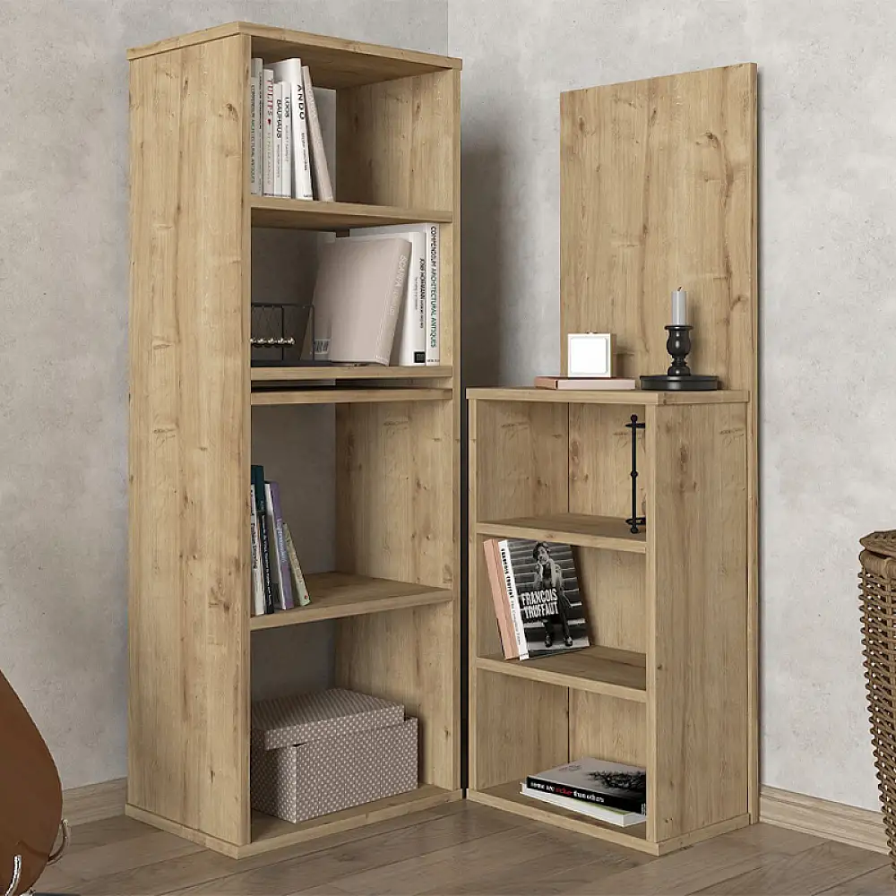 Γραφείο εργασίας πολυμορφικό Last Megapap χρώμα sapphire oak 119x44,7x123εκ. | GP042-0203,2