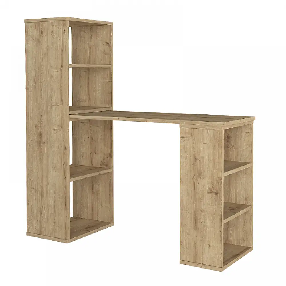 Γραφείο εργασίας πολυμορφικό Last Megapap χρώμα sapphire oak 119x44,7x123εκ. | GP042-0203,2