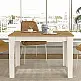 Τραπέζι Darlen Megapap χρώμα λευκό - sapphire oak 110x72x74εκ. Τραπέζι Darlen Megapap χρώμα λευκό - sapphire oak 110x72x74εκ.