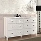 Συρταριέρα - Μπουφές Sabina Megapap χρώμα λευκό 160x50x96εκ. Συρταριέρα - Μπουφές Sabina Megapap χρώμα λευκό 160x50x96εκ.