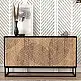 Μπουφές Themis Megapap χρώμα μαύρο - sapphire oak 150x35x83,6εκ. Μπουφές Themis Megapap χρώμα μαύρο - sapphire oak 150x35x83,6εκ.