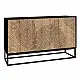 Μπουφές Themis Megapap χρώμα μαύρο - sapphire oak 150x35x83,6εκ. Μπουφές Themis Megapap χρώμα μαύρο - sapphire oak 150x35x83,6εκ.