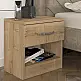 Κομοδίνο Lube Megapap χρώμα sapphire oak 40x28,2x40εκ. - GP042-0226,1 Κομοδίνο Lube Megapap χρώμα sapphire oak 40x28,2x40εκ. - GP042-0226,1