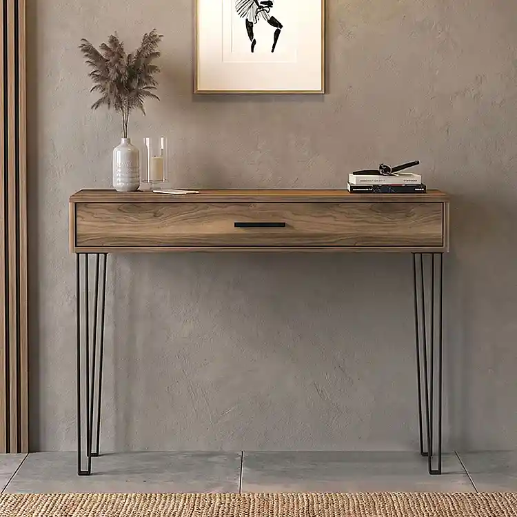Κονσόλα Rochel Megapap χρώμα καρυδί 120x35x89,8εκ. | GP042-0227,2