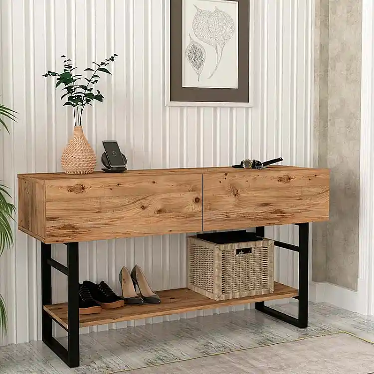Κονσόλα Aron Megapap χρώμα atlantic pine 138,8x41x75,7εκ. | GP042-0228,1