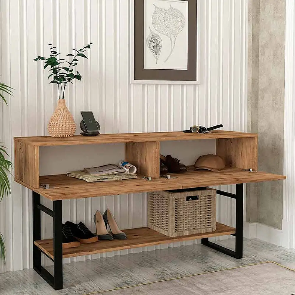 Κονσόλα Aron Megapap χρώμα atlantic pine 138,8x41x75,7εκ. | GP042-0228,1