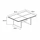 Τραπεζάκι σαλονιού Venita Megapap χρώμα sapphire oak - ανθρακί 90x60x33,8εκ.