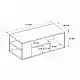 Τραπεζάκι σαλονιού Abdera Megapap χρώμα travertine 110x60x42εκ. | GP042-0240,5