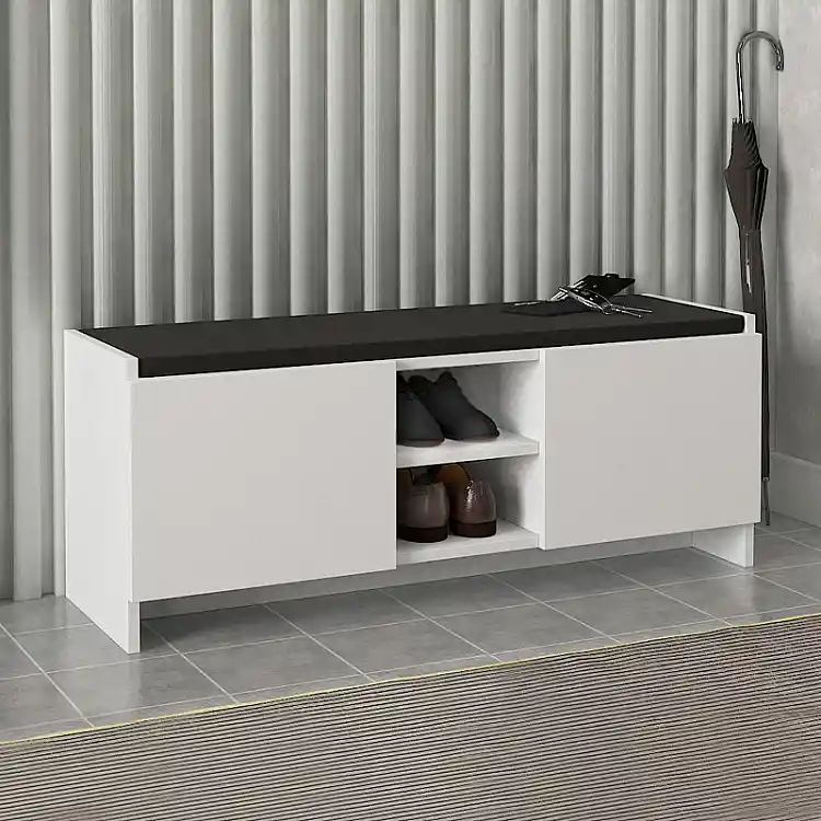 Παπουτσοθήκη Verly Megapap χρώμα λευκό 110x33,2x43εκ. | GP042-0255,1