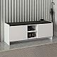 Παπουτσοθήκη Verly Megapap χρώμα λευκό 110x33,2x43εκ. Παπουτσοθήκη Verly Megapap χρώμα λευκό 110x33,2x43εκ.