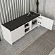 Παπουτσοθήκη Verly Megapap χρώμα λευκό 110x33,2x43εκ. Παπουτσοθήκη Verly Megapap χρώμα λευκό 110x33,2x43εκ.