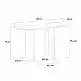 Κονσόλα Cortado Megapap χρώμα travertine 120x35x75εκ. | GP042-0259,3
