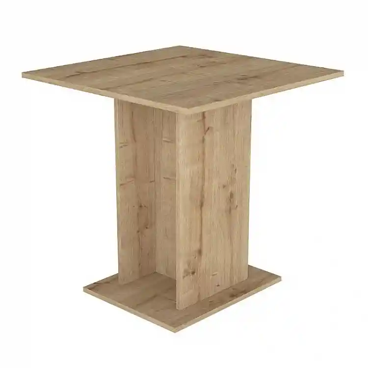 Τραπέζι Allos Megapap χρώμα sapphire oak 75x75x77εκ. | GP042-0263,1