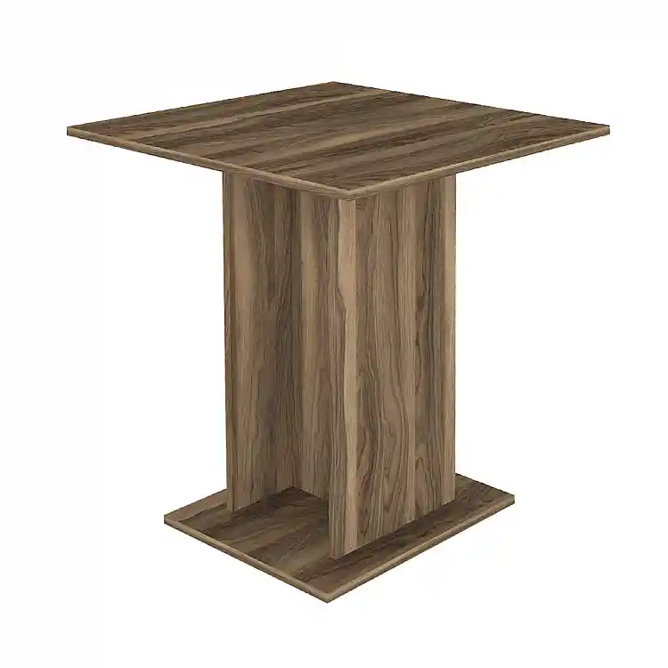 Τραπέζι Allos Megapap χρώμα καρυδί 75x75x77εκ. | GP042-0263,3