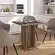 Τραπέζι Allos Megapap χρώμα καρυδί 75x75x77εκ. | GP042-0263,3