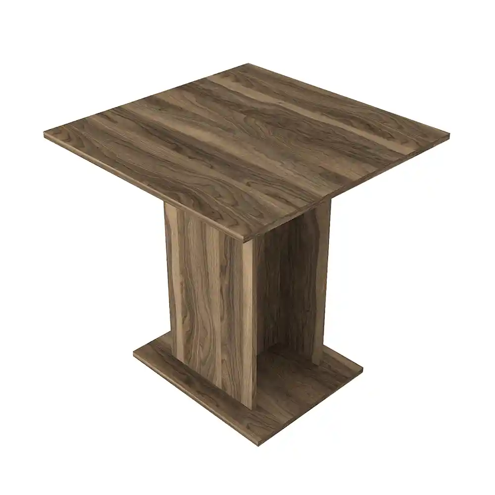 Τραπέζι Allos Megapap χρώμα καρυδί 75x75x77εκ. | GP042-0263,3