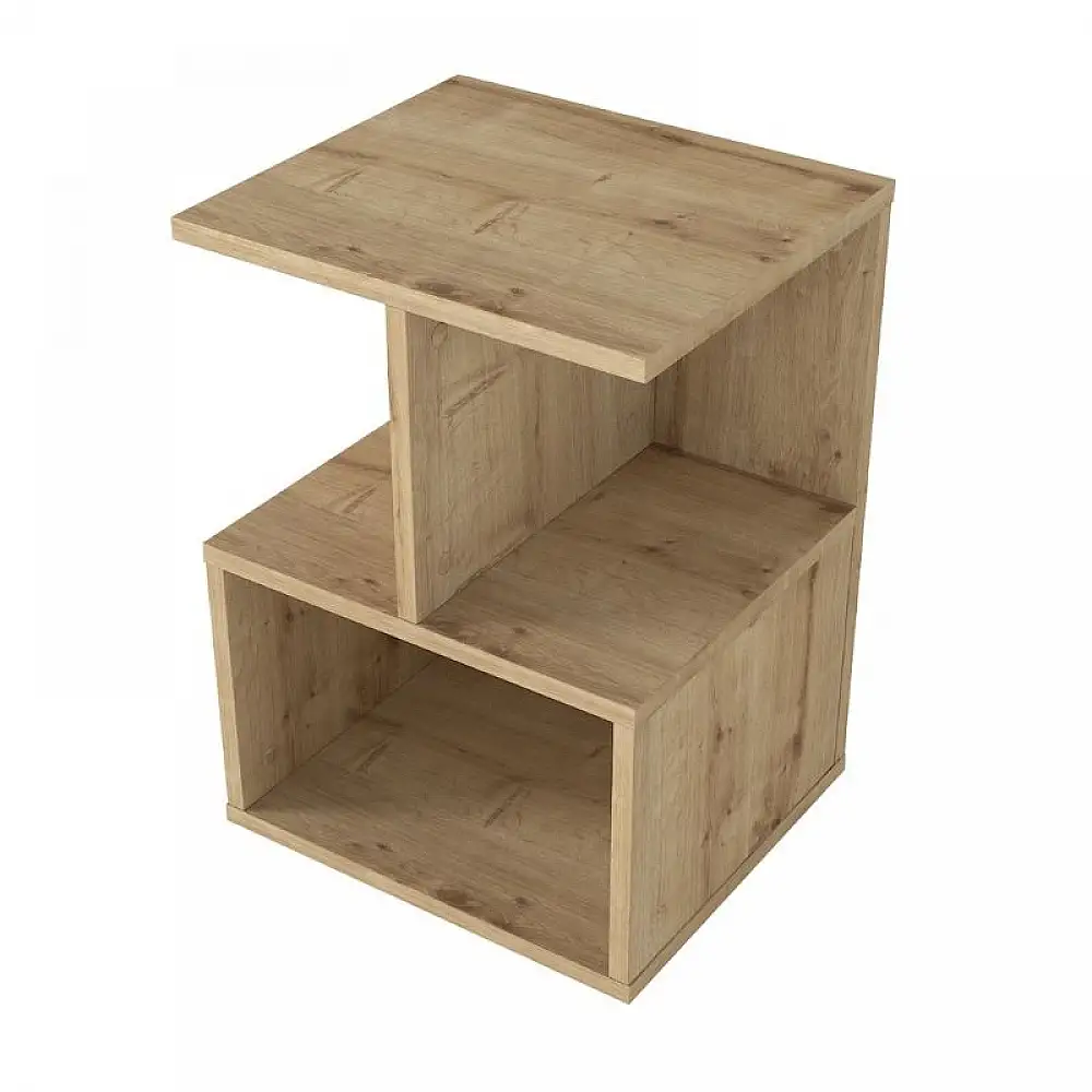 Κομοδίνο - Τραπεζάκι βοηθητικό Entiero Megapap χρώμα sapphire oak 39,8x35x54,6εκ. | GP042-0270,1