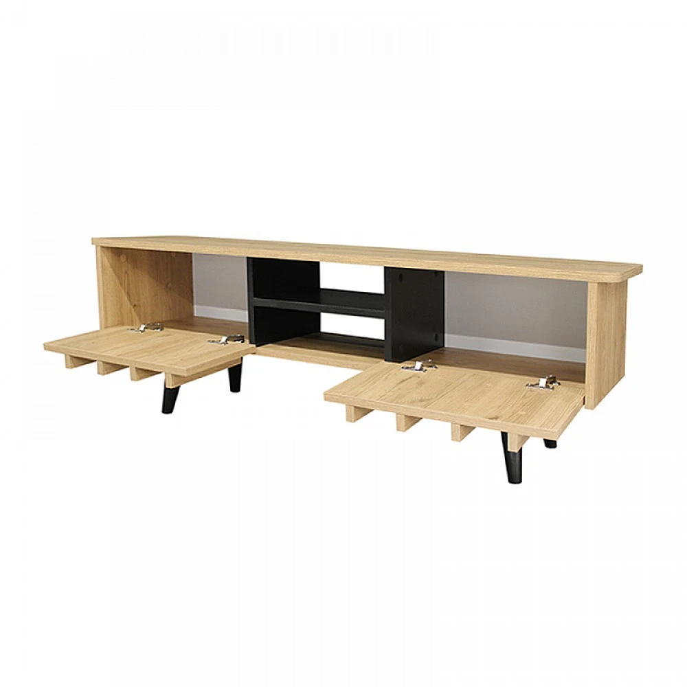 Έπιπλο τηλεόρασης Gemma Megapap χρώμα sepet oak 150x35x46,7εκ. Έπιπλο τηλεόρασης Gemma Megapap χρώμα sepet oak 150x35x46,7εκ.