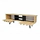 Έπιπλο τηλεόρασης Gemma Megapap χρώμα sepet oak 150x35x46,7εκ. Έπιπλο τηλεόρασης Gemma Megapap χρώμα sepet oak 150x35x46,7εκ.