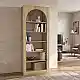 Βιβλιοθήκη Voila Megapap χρώμα sepet oak 74x35x180εκ. | GP042-0314,2