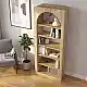 Βιβλιοθήκη Voila Megapap χρώμα sepet oak 74x35x180εκ. | GP042-0314,2