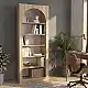 Βιβλιοθήκη Voila Megapap χρώμα sepet oak 74x35x180εκ. | GP042-0314,2