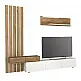 Σύνθεση τηλεόρασης Rosaline Megapap χρώμα λευκό - sepet oak 233x31,3x196,8εκ. - GP042-0324,1 Σύνθεση τηλεόρασης Rosaline Megapap χρώμα λευκό - sepet oak 233x31,3x196,8εκ. - GP042-0324,1