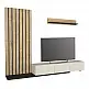 Σύνθεση τηλεόρασης Nagini Megapap χρώμα ivory - sapphire oak - ανθρακί 260x39,4x203,6εκ. - GP042-0325,1 Σύνθεση τηλεόρασης Nagini Megapap χρώμα ivory - sapphire oak - ανθρακί 260x39,4x203,6εκ. - GP042-0325,1
