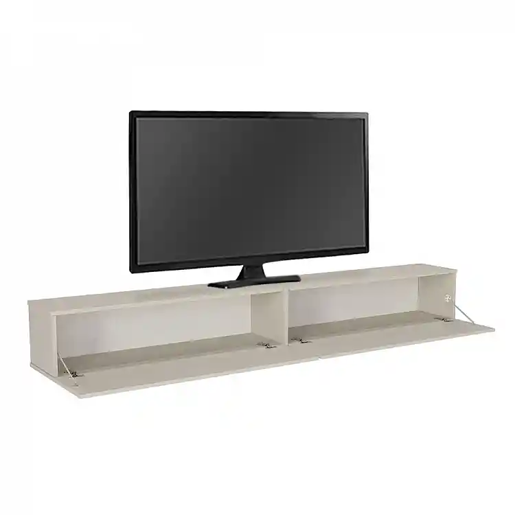 Έπιπλο τηλεόρασης επιτοίχιο Espanse Megapap χρώμα sandstone 241,8x31,7x30εκ. | GP042-0328,8