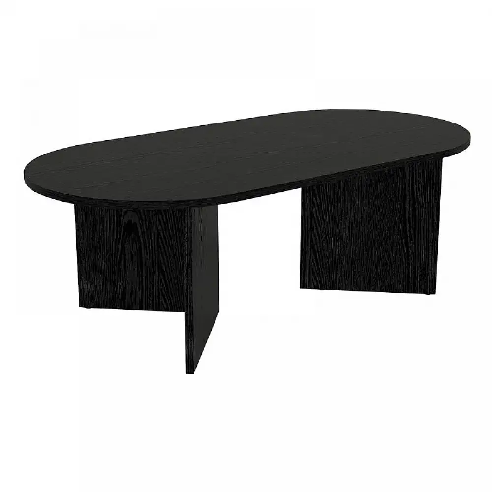 Τραπεζάκι σαλονιού Cortado Megapap χρώμα sencron black 120x60x39,6εκ. | GP042-0329,5