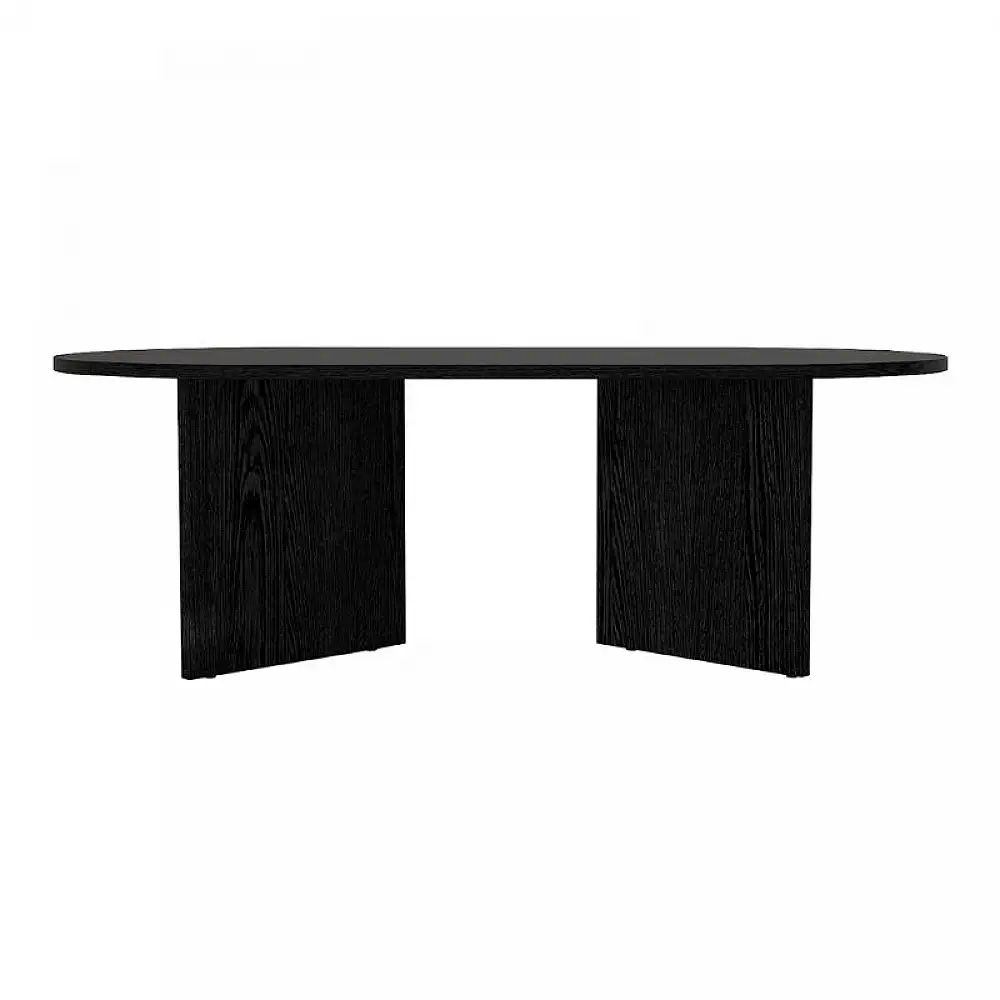 Τραπεζάκι σαλονιού Cortado Megapap χρώμα sencron black 120x60x39,6εκ. | GP042-0329,5