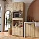 Ντουλάπι κουζίνας - μπάνιου Alvento Megapap χρώμα sapphire oak 60x42x180εκ. | GP042-0331,2