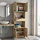 Ντουλάπι κουζίνας - μπάνιου Alvento Megapap χρώμα sapphire oak 60x42x180εκ. | GP042-0331,2